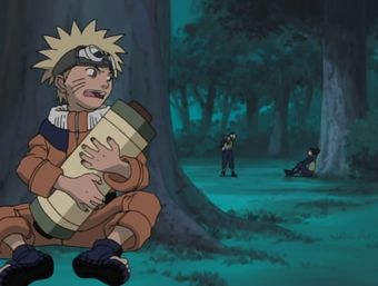Plantilla de meme Naruto Hiding