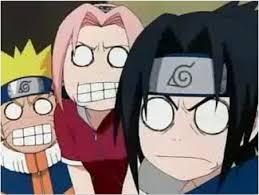 Plantilla de meme Naruto, Sasuke, and Sakura Funny