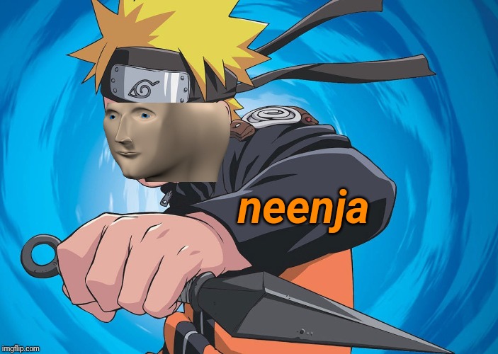 Plantilla de meme Naruto Stonks