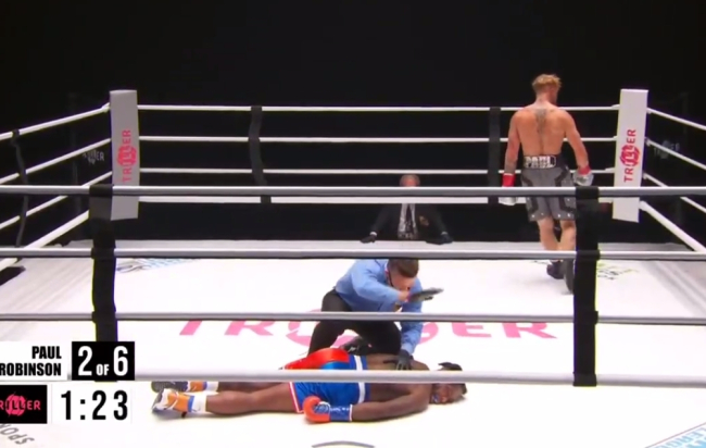 Plantilla de meme Nate Robinson vs Jake Paul