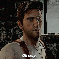 Template meme Nathan Drake Ah Crap