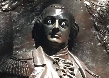 Nathanael Greene statue meme template