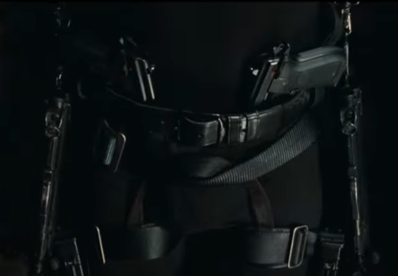 Plantilla de meme Neo strapped guns