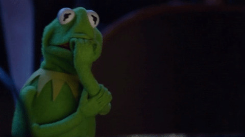 Plantilla de meme Nervous Kermit