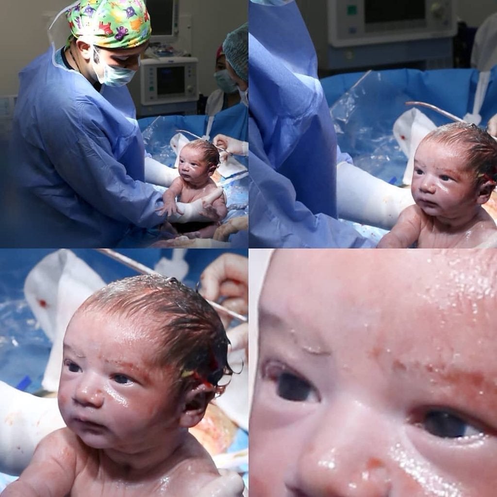 Plantilla de meme New born baby