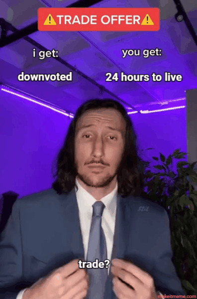 Template meme new trade offer