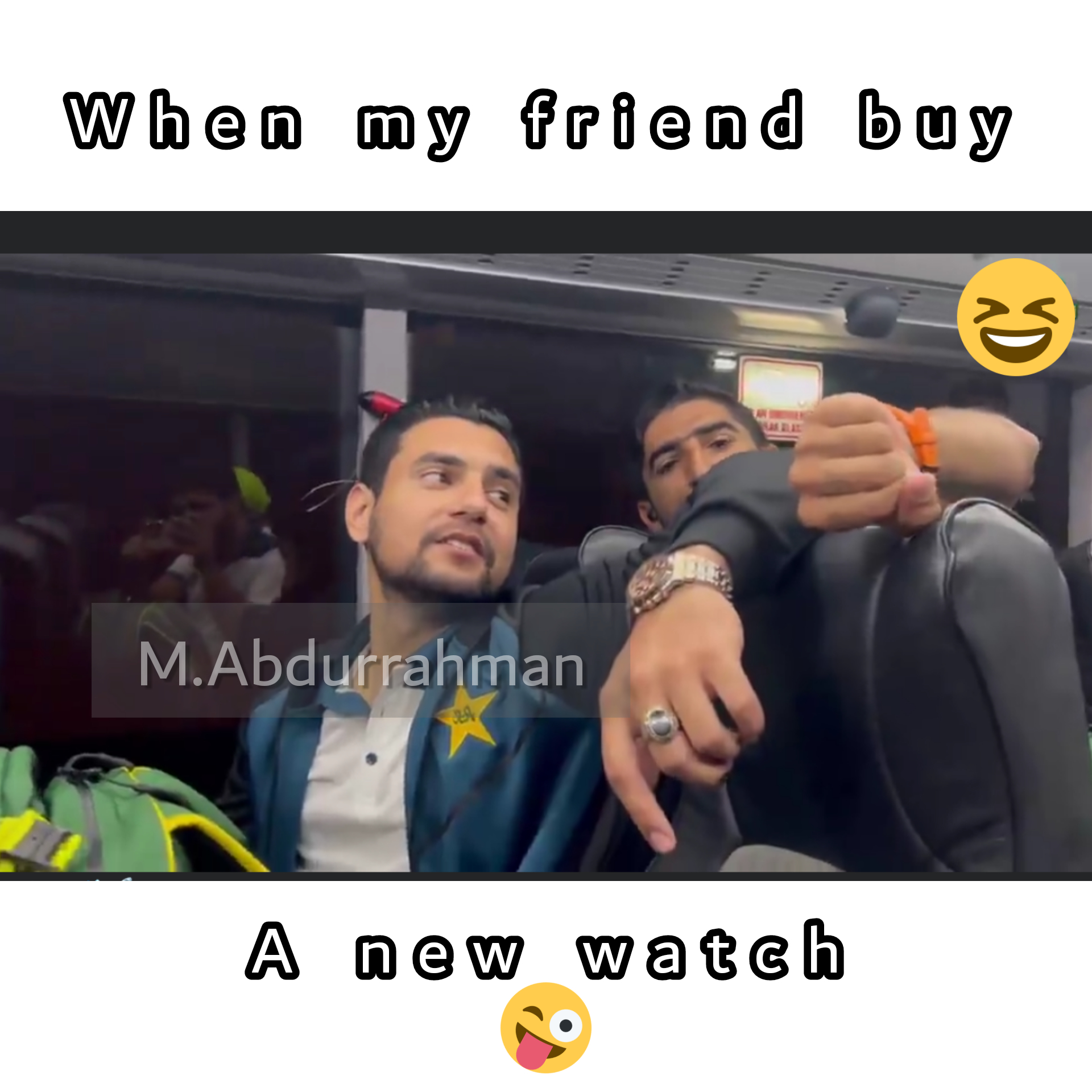 Plantilla de meme New watch