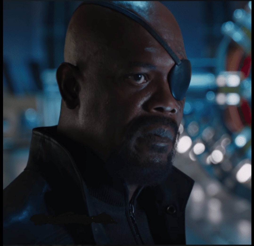 Plantilla de meme Nick Fury That can be harmful