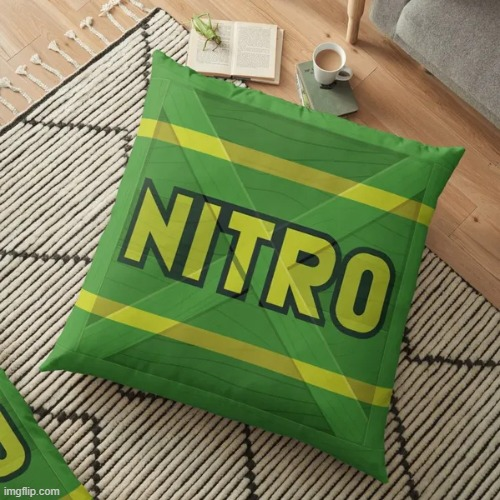 Template meme nitro pillow