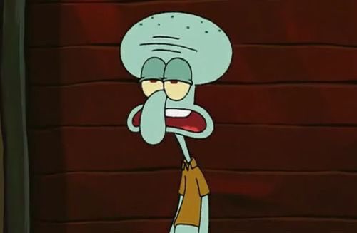 Plantilla de meme No patrick Squidward