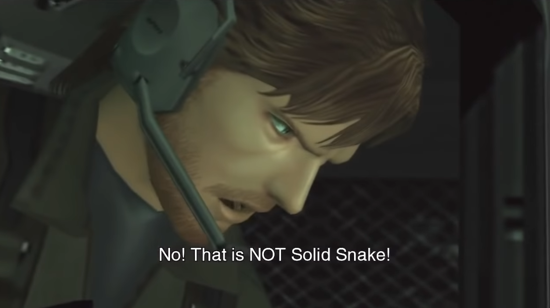 Plantilla de meme No, that is NOT Solid Snake!