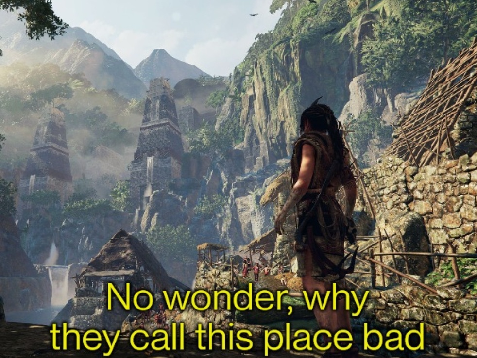Template meme No wonder why they call this place bad