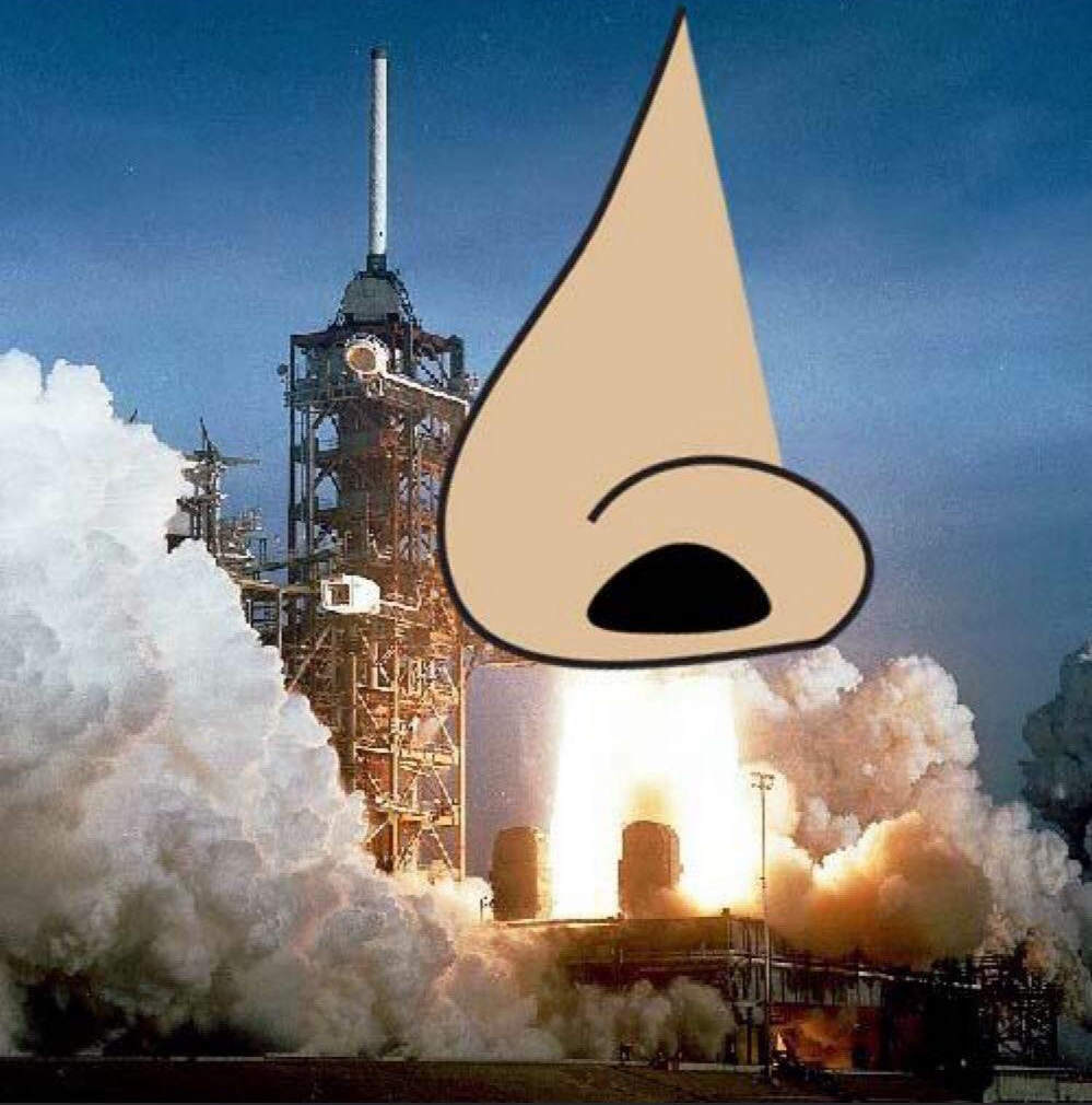 Plantilla de meme Nose rocket