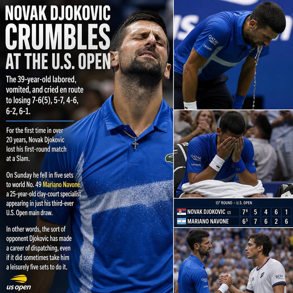 Template meme Novak Djokovic Crumbles At The U.S. Open The 39-year-old labored