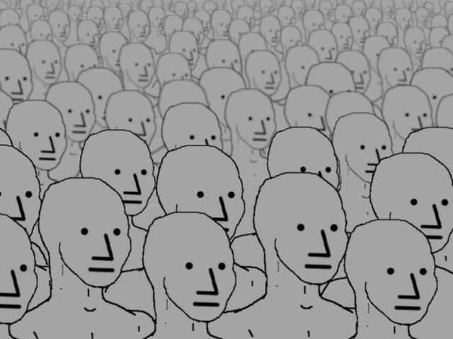 Plantilla de meme npc-crowd