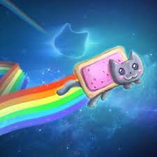 Plantilla de meme Nyan cat cutie