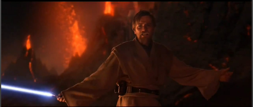 Plantilla de meme Obi Wan High Ground
