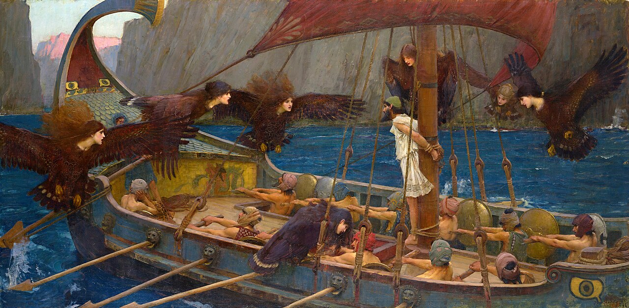 Template meme Odysseus and Sirens