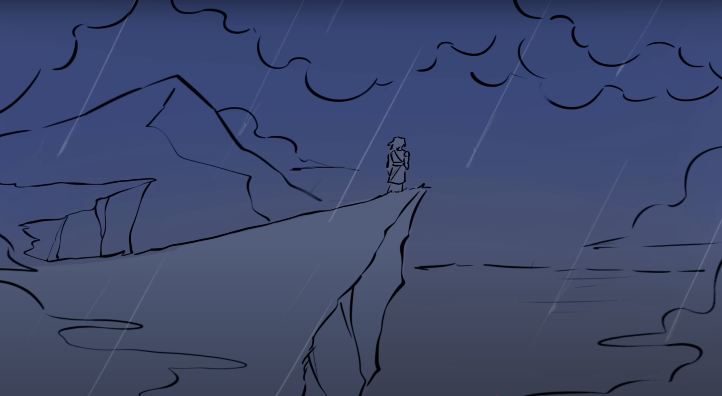 Template meme Odysseus Cliff Edge Epic the Musical