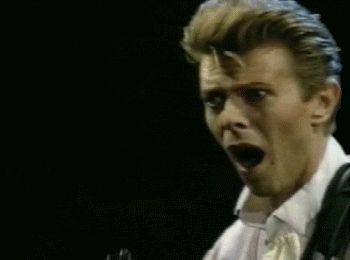 Plantilla de meme Offended David Bowie
