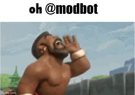 Plantilla de meme OH @MODBOT