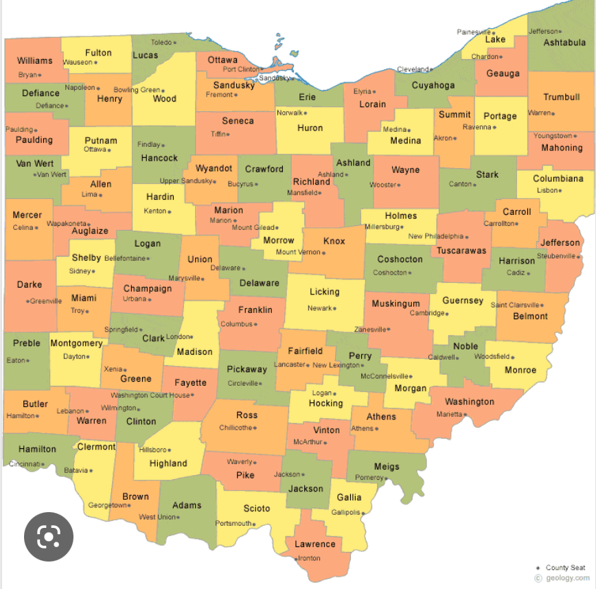Plantilla de meme Ohio map