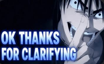 Ok thanks for clarifying meme template