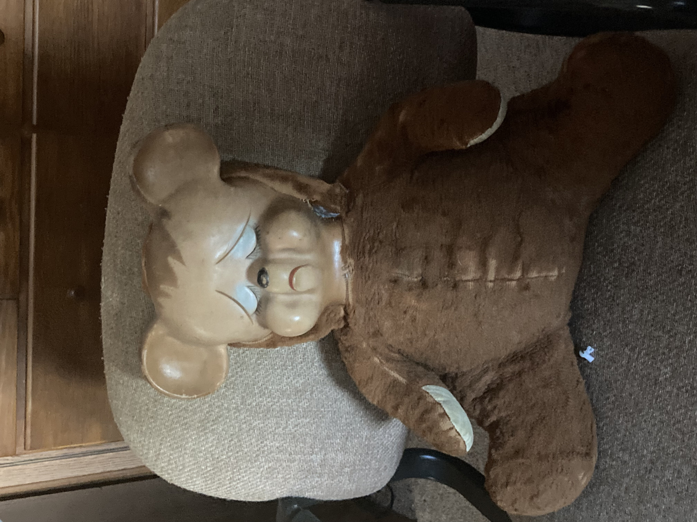 Plantilla de meme old bear doll