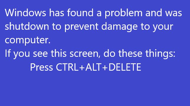 Old BSOD meme template