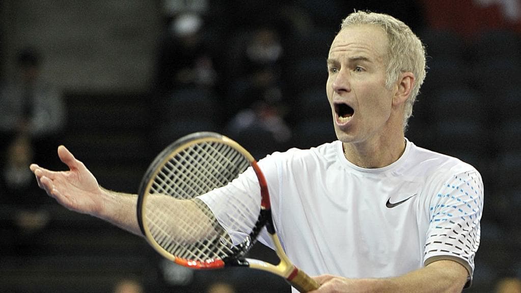 Plantilla de meme Older John McEnroe Dispute Tennis points