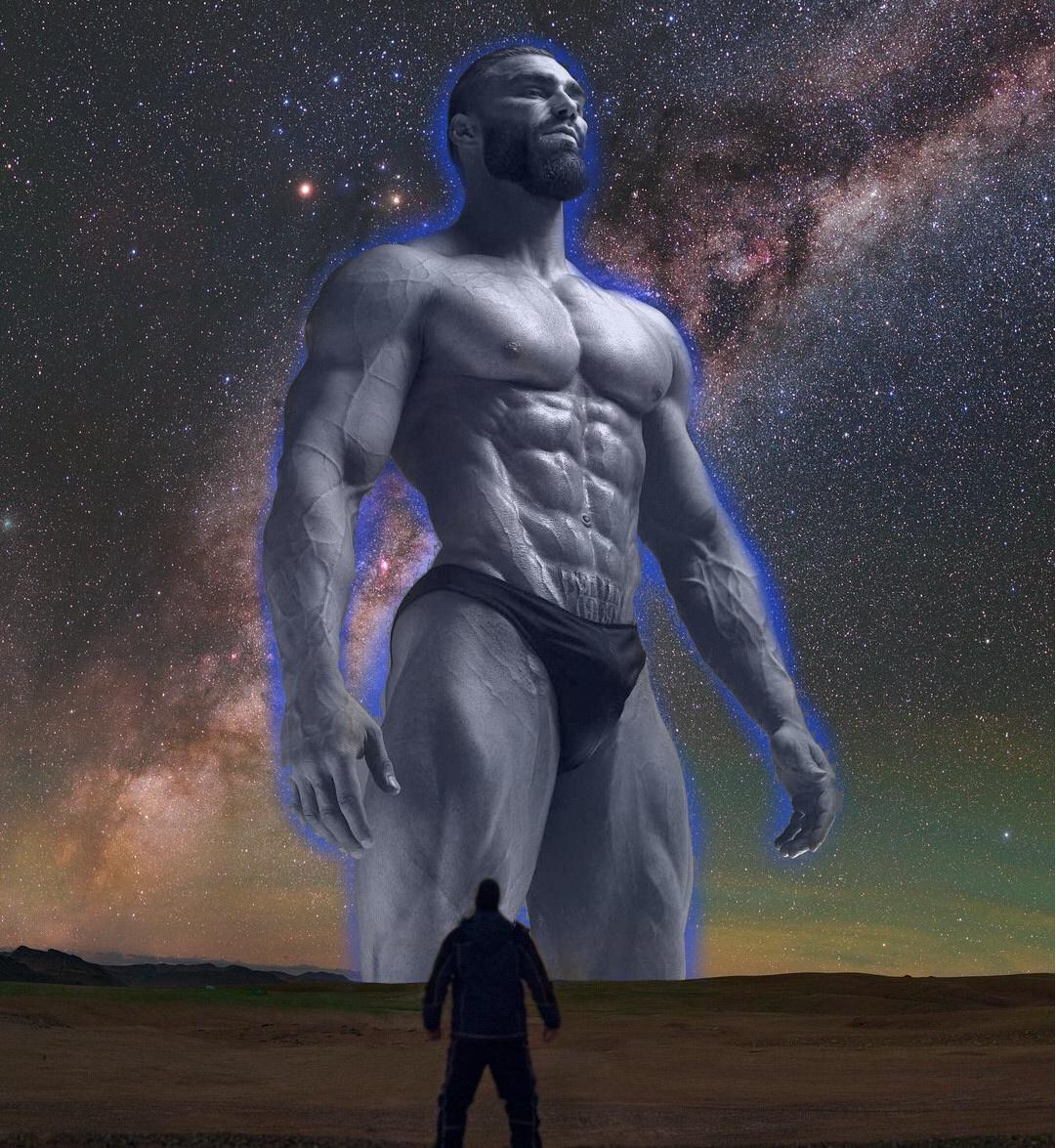Template meme omega chad