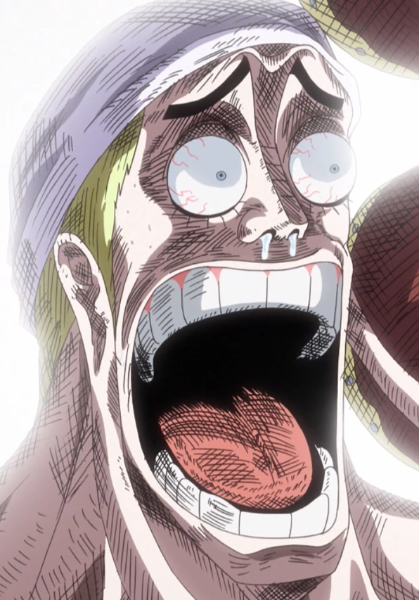 Plantilla de meme One Piece Enel Shocked