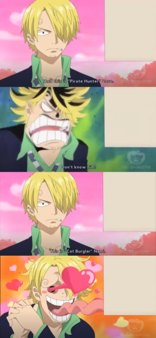 Plantilla de meme One Piece Sanji Wanted Posters
