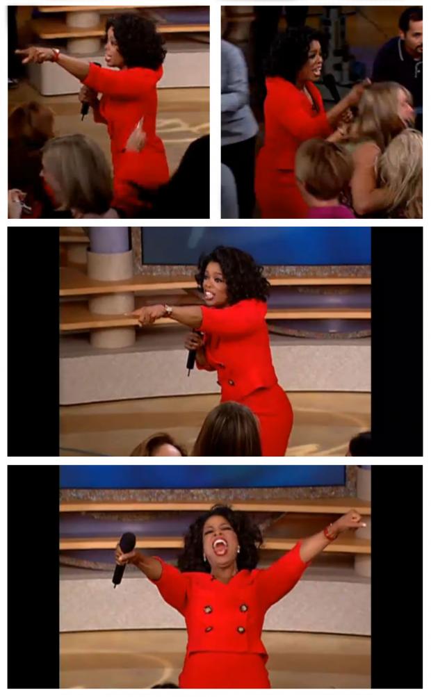 Template meme Oprah You Get A Car Everybody Gets A Car