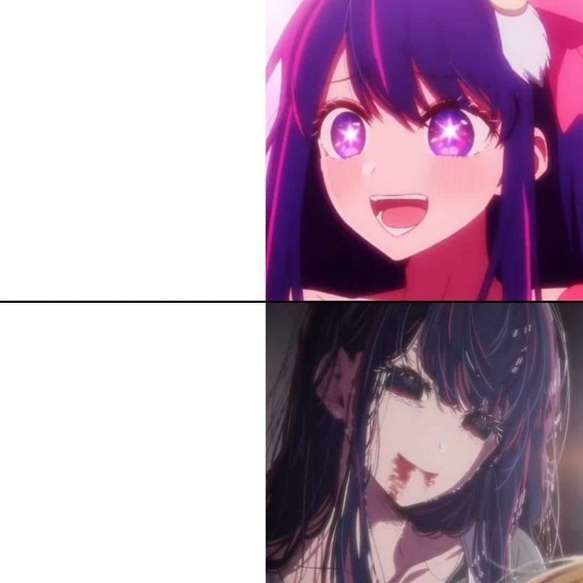 Plantilla de meme oshi no ko
