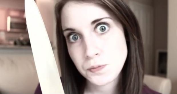 Template meme Overly Attached Girlfriend Knife