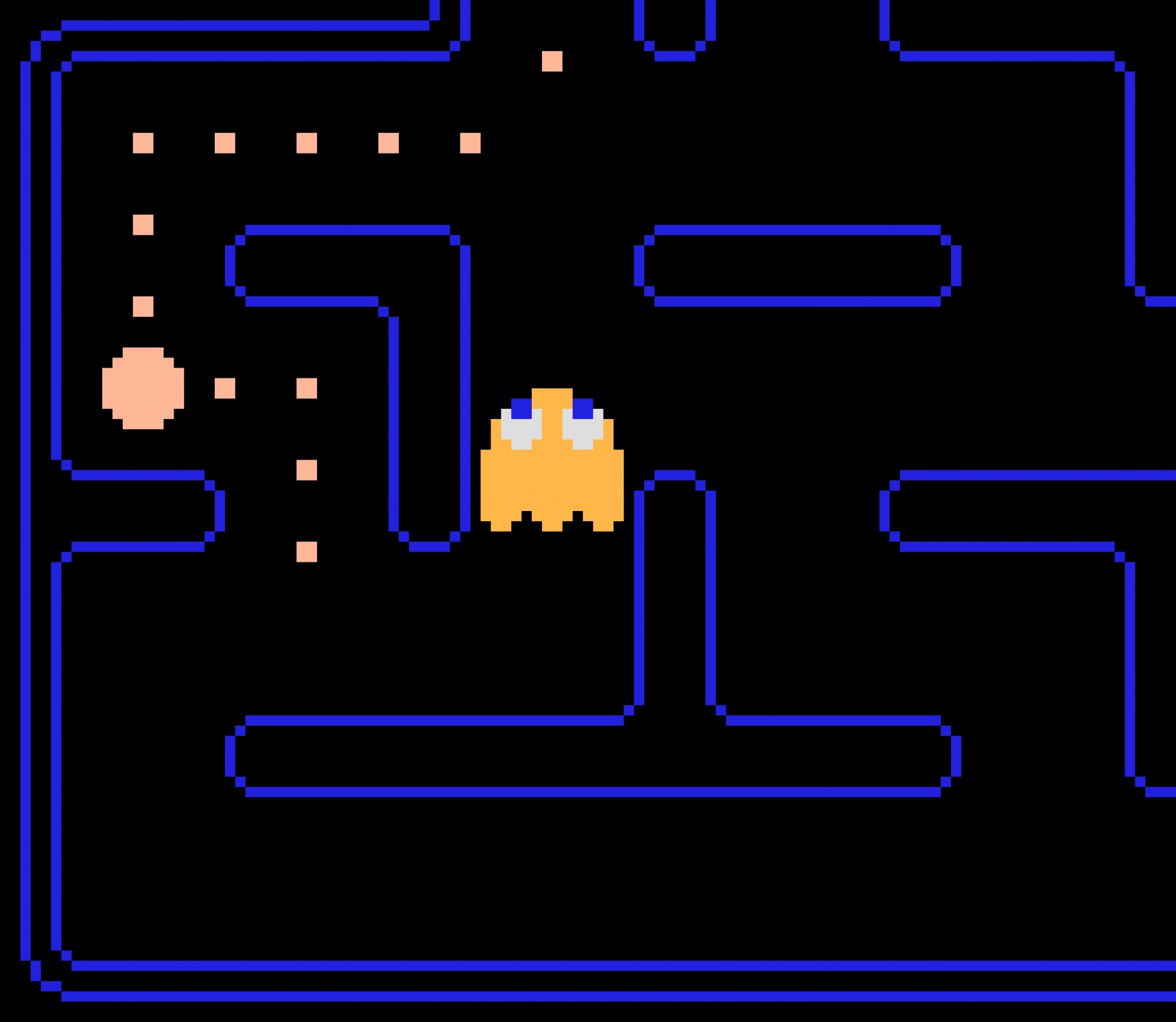 Plantilla de meme PAC-MAN Clyde