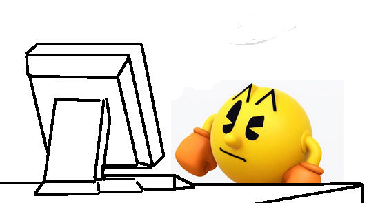 Plantilla de meme Pac-Man confused