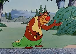 Plantilla de meme Papa Bear Woody Woodpecker