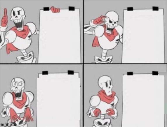 Plantilla de meme Papyrus plan