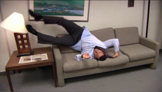 Plantilla de meme Parkour, The Office