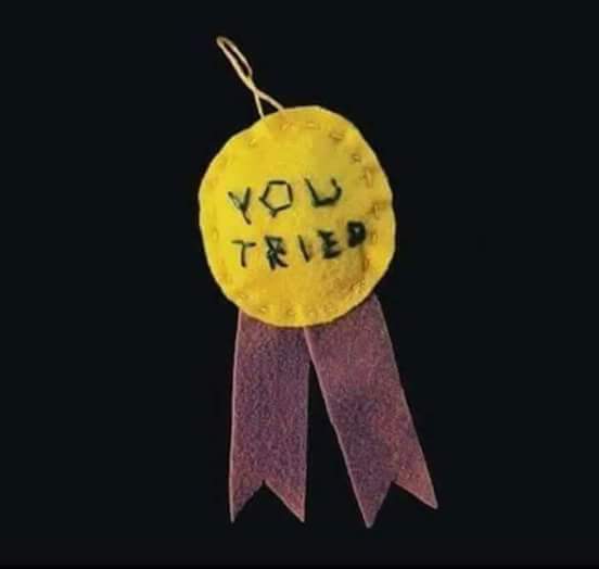 Plantilla de meme participation ribbon