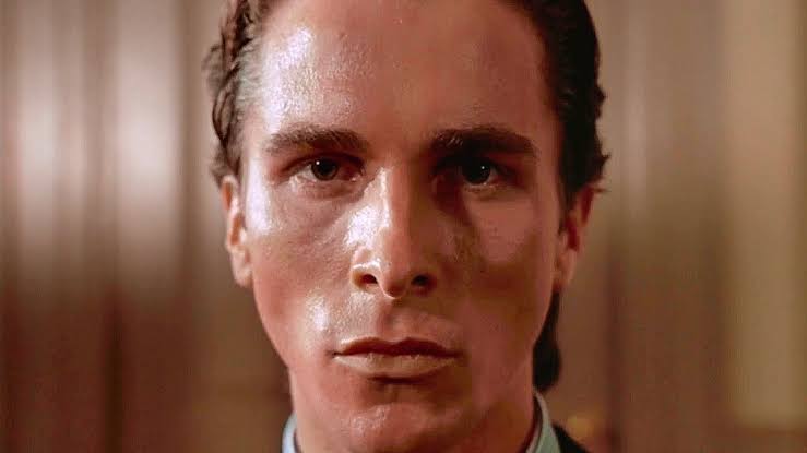 Plantilla de meme Patrick Bateman staring