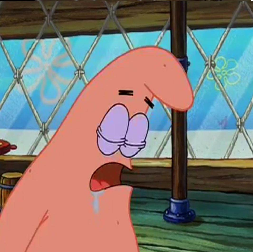 Plantilla de meme Patrick sleeping Meme