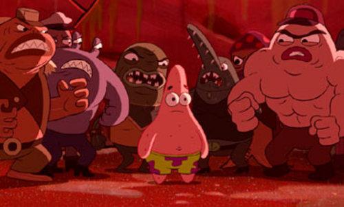 Plantilla de meme Patrick Star crowded
