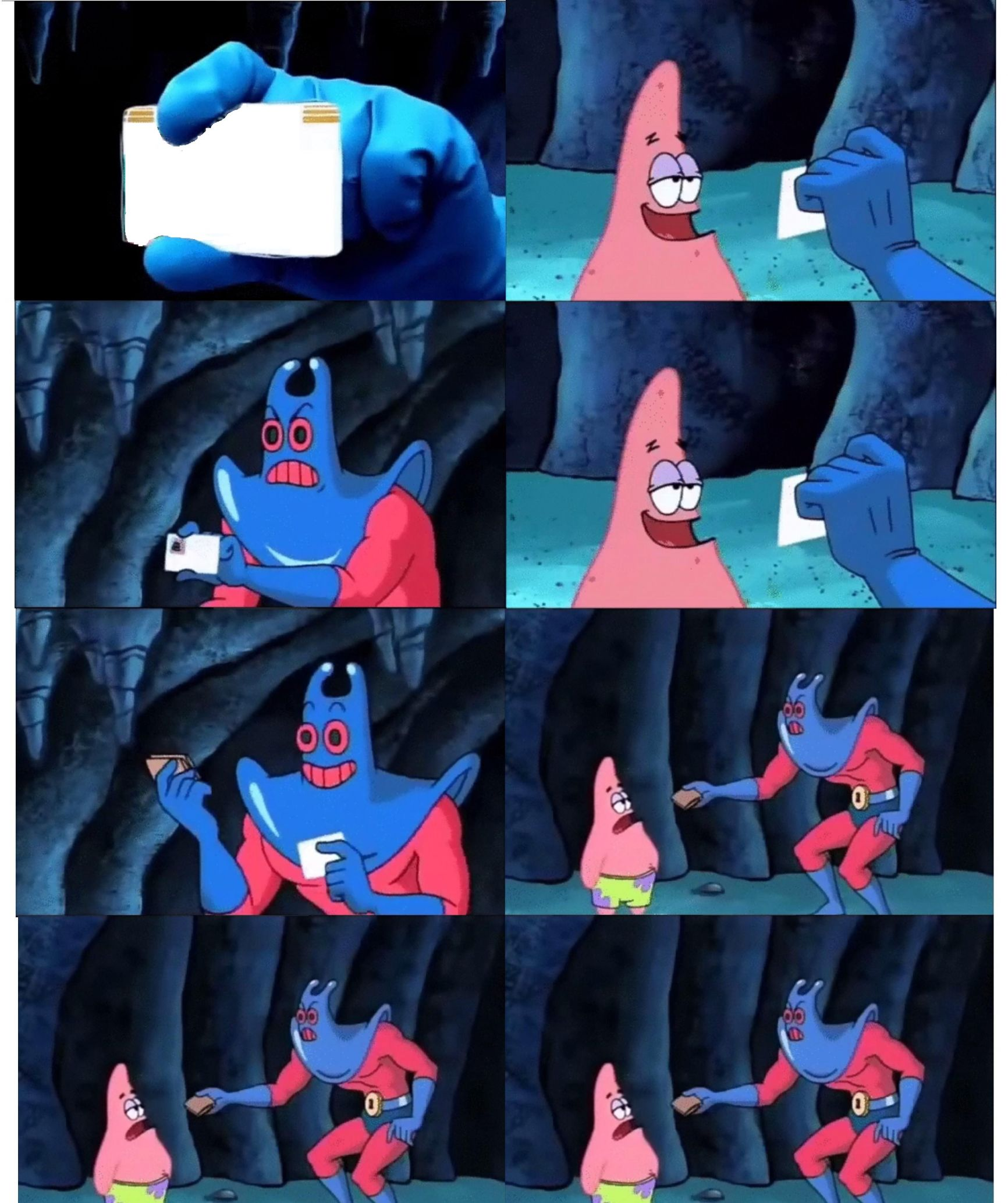Template meme Patrick Star's Wallet
