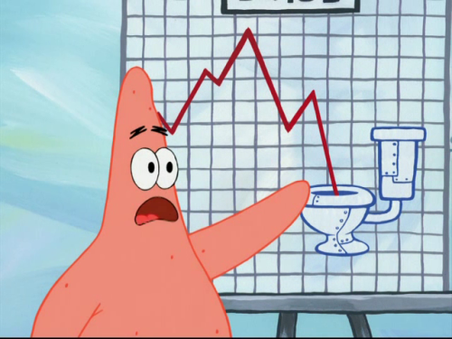 Plantilla de meme Patrick stock