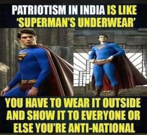 Template meme patriotism hindu nationalism india meme funny