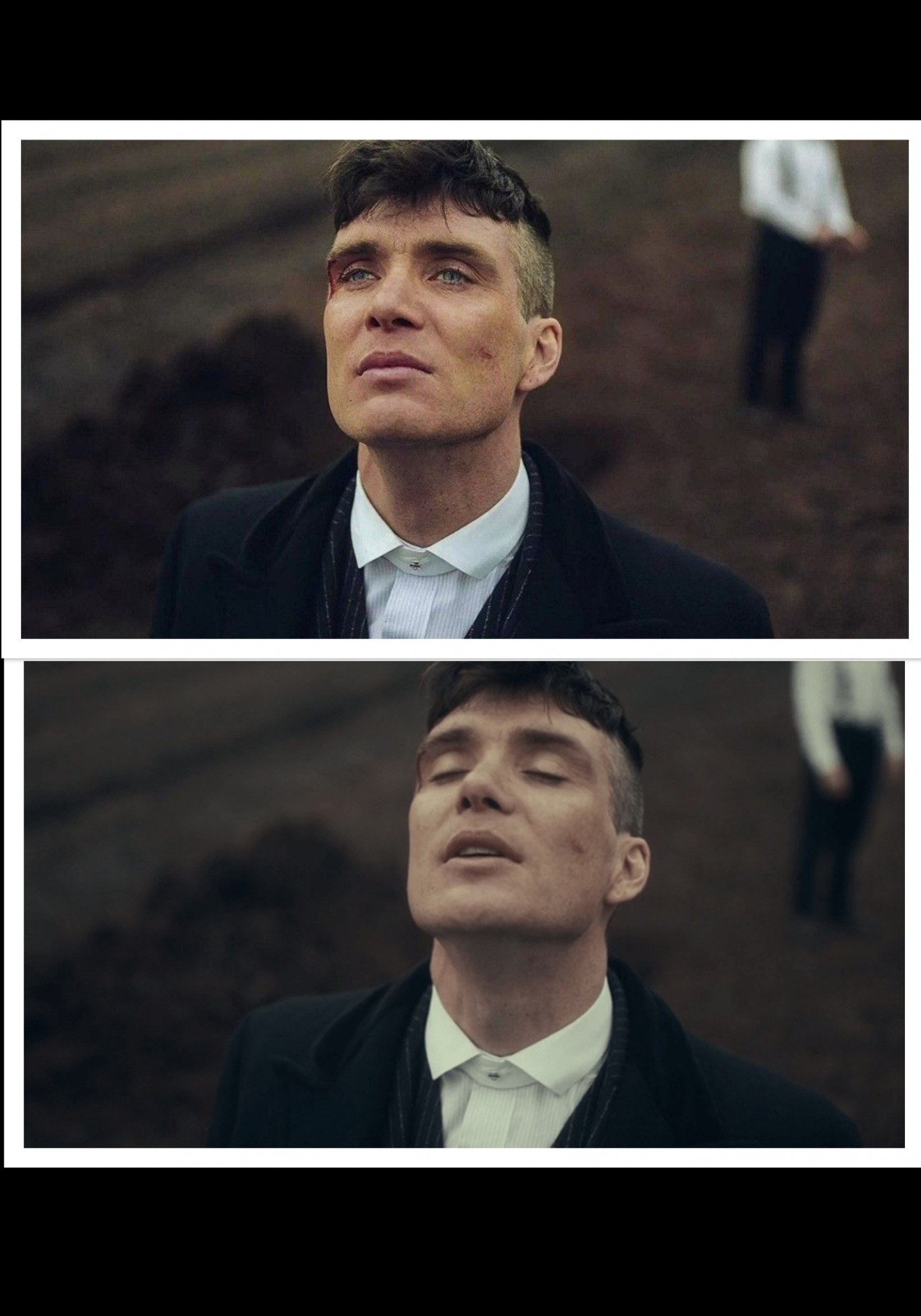 Plantilla de meme peaky blinders crying part