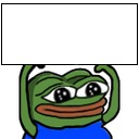 Template meme Pepe holding sign